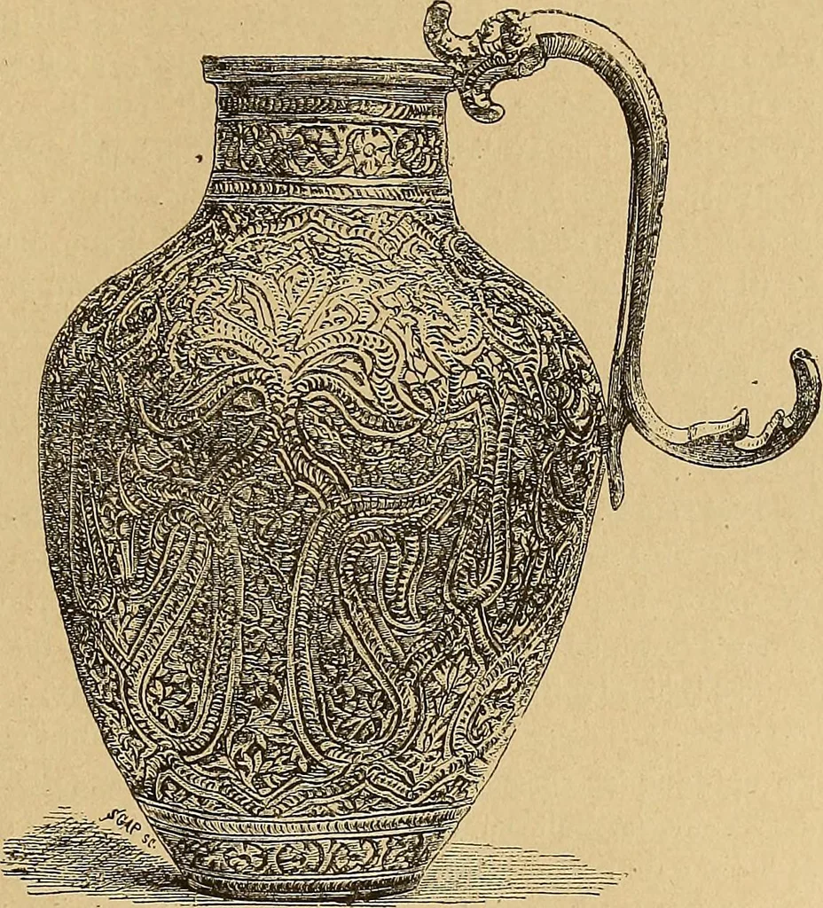 An illustration from Dictionnaire des arts décoratifs à l'usage des artisans, des artistes, des amateurs et des écoles, 1880, leaf 394