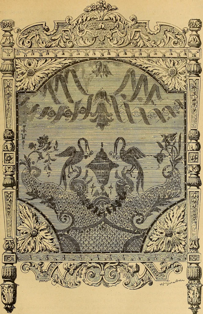 An illustration from Dictionnaire des arts décoratifs à l'usage des artisans, des artistes, des amateurs et des écoles, 1880, leaf 412