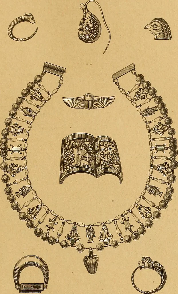 An illustration from Dictionnaire des arts décoratifs à l'usage des artisans, des artistes, des amateurs et des écoles, 1880, leaf 418