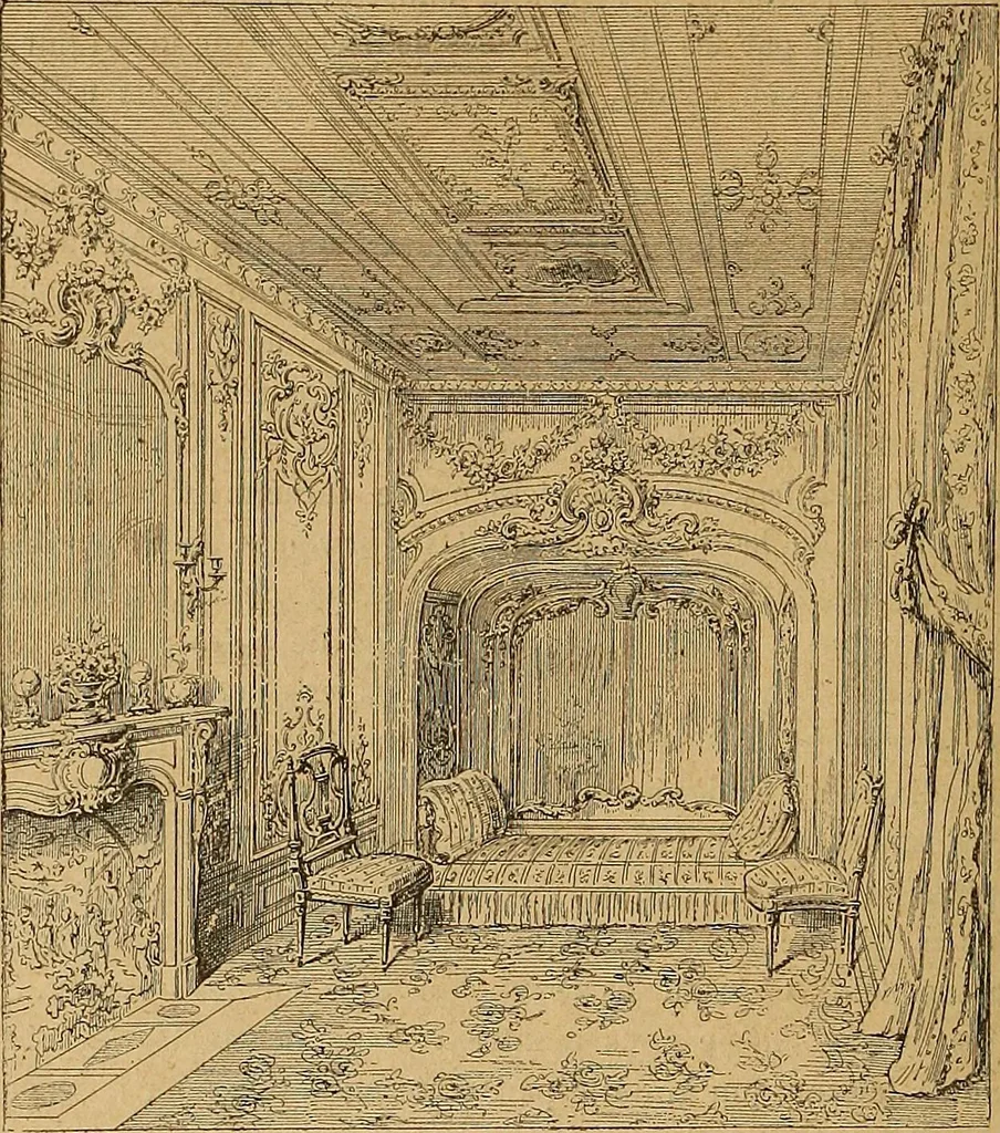 An illustration from Dictionnaire des arts décoratifs à l'usage des artisans, des artistes, des amateurs et des écoles, 1880, leaf 45