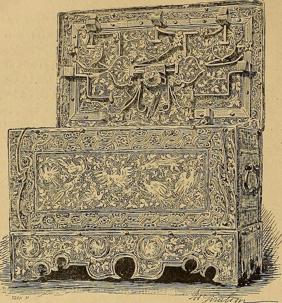 An illustration from Dictionnaire des arts décoratifs à l'usage des artisans, des artistes, des amateurs et des écoles, 1880, leaf 461