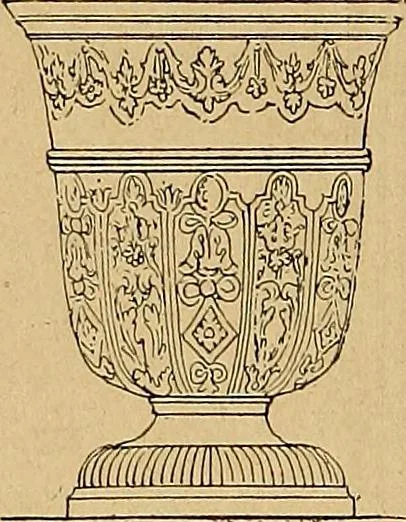 An illustration from Dictionnaire des arts décoratifs à l'usage des artisans, des artistes, des amateurs et des écoles, 1880, leaf 489