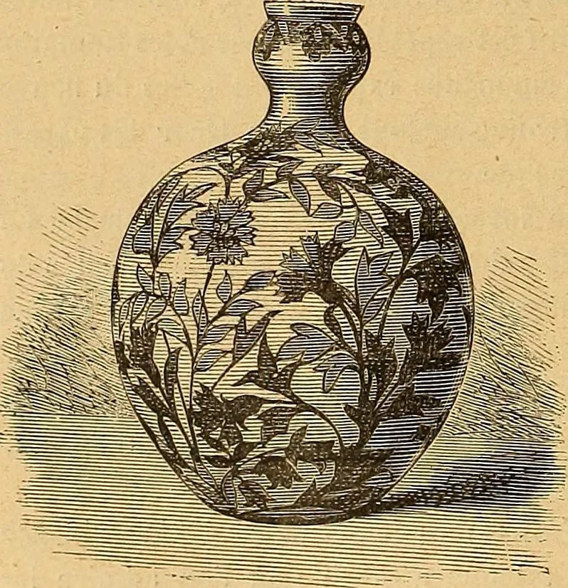 An illustration from Dictionnaire des arts décoratifs à l'usage des artisans, des artistes, des amateurs et des écoles, 1880, leaf 497