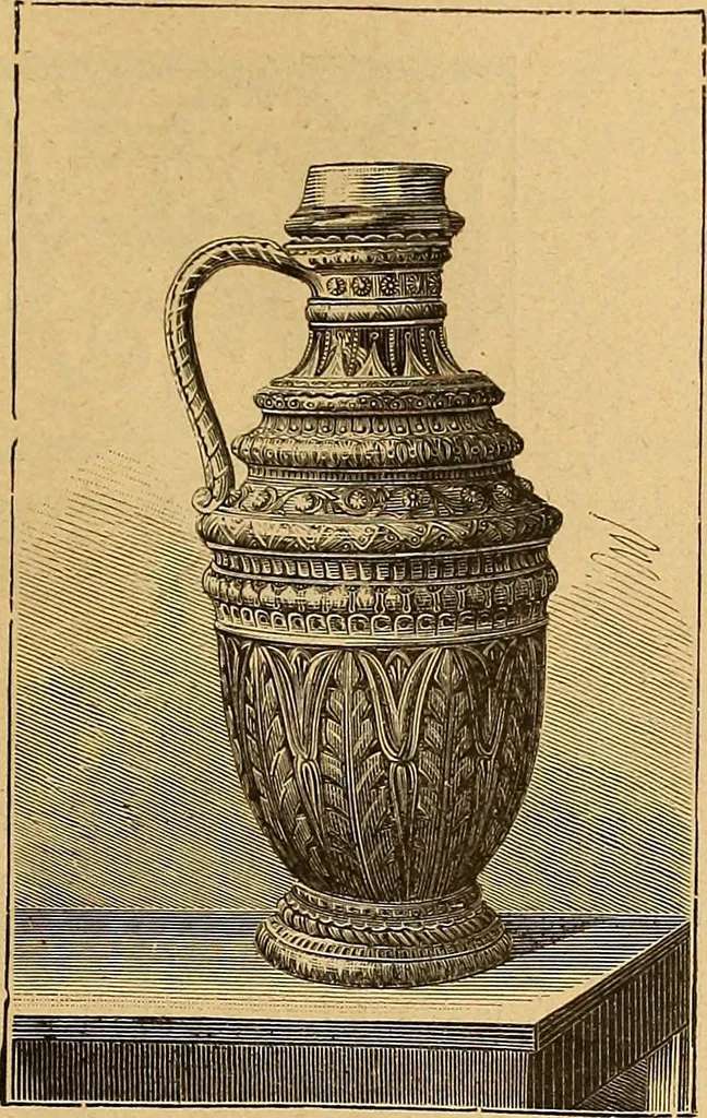 An illustration from Dictionnaire des arts décoratifs à l'usage des artisans, des artistes, des amateurs et des écoles, 1880, leaf 498