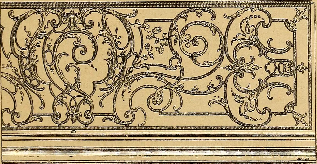 An illustration from Dictionnaire des arts décoratifs à l'usage des artisans, des artistes, des amateurs et des écoles, 1880, leaf 498