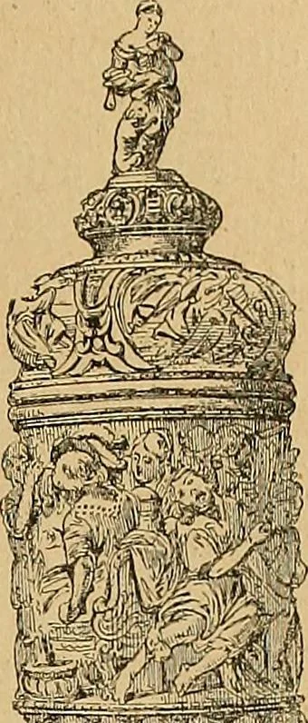 An illustration from Dictionnaire des arts décoratifs à l'usage des artisans, des artistes, des amateurs et des écoles, 1880, leaf 508