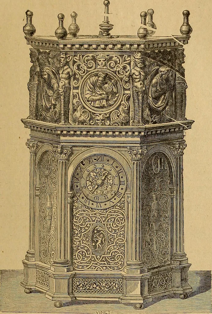 An illustration from Dictionnaire des arts décoratifs à l'usage des artisans, des artistes, des amateurs et des écoles, 1880, leaf 524