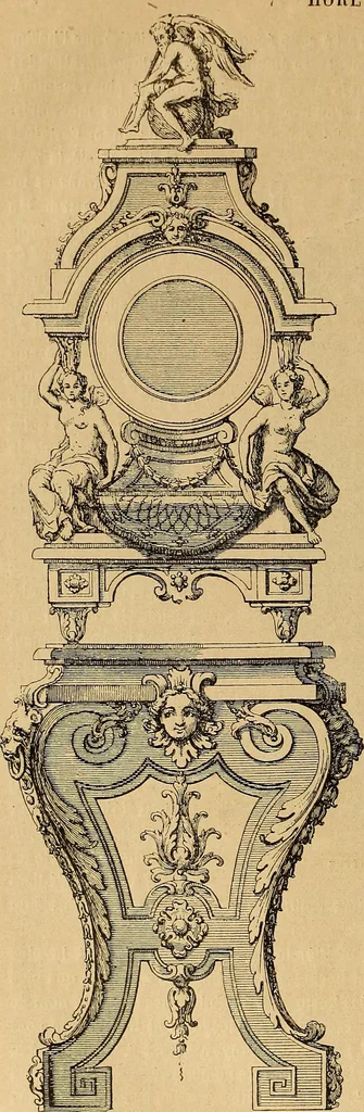 An illustration from Dictionnaire des arts décoratifs à l'usage des artisans, des artistes, des amateurs et des écoles, 1880, leaf 525