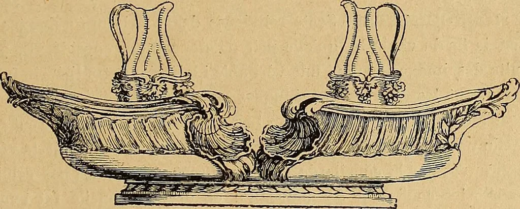 An illustration from Dictionnaire des arts décoratifs à l'usage des artisans, des artistes, des amateurs et des écoles, 1880, leaf 526