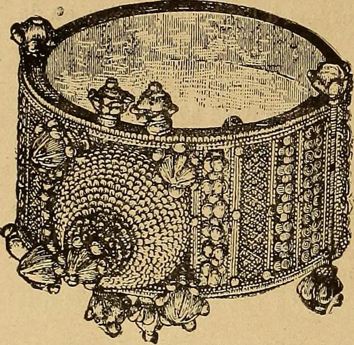 An illustration from Dictionnaire des arts décoratifs à l'usage des artisans, des artistes, des amateurs et des écoles, 1880, leaf 531