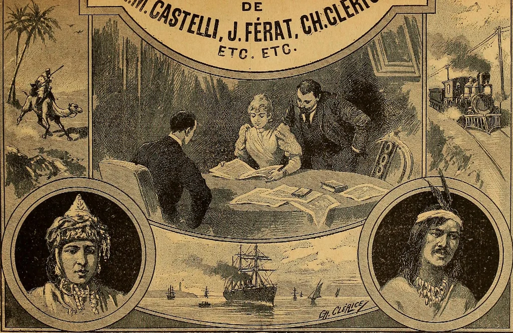 An illustration from Dictionnaire des arts décoratifs à l'usage des artisans, des artistes, des amateurs et des écoles, 1880, leaf 540