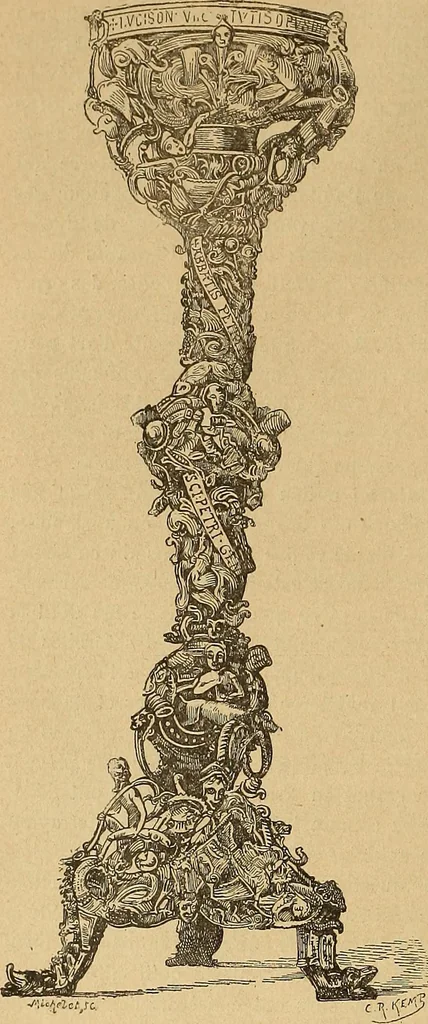 An illustration from Dictionnaire des arts décoratifs à l'usage des artisans, des artistes, des amateurs et des écoles, 1880, leaf 57