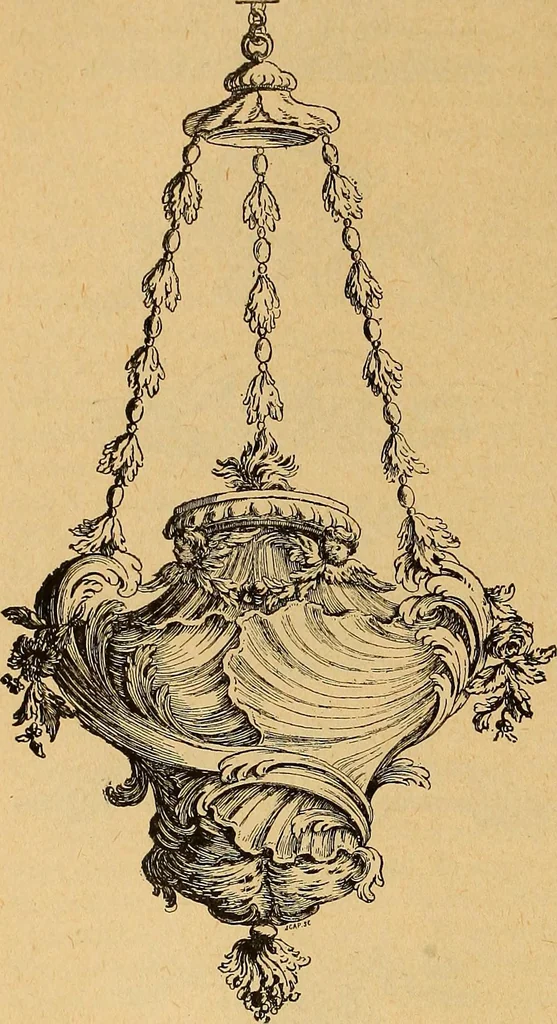 An illustration from Dictionnaire des arts décoratifs à l'usage des artisans, des artistes, des amateurs et des écoles, 1880, leaf 593