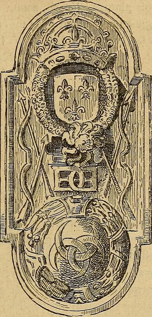 An illustration from Dictionnaire des arts décoratifs à l'usage des artisans, des artistes, des amateurs et des écoles, 1880, leaf 612