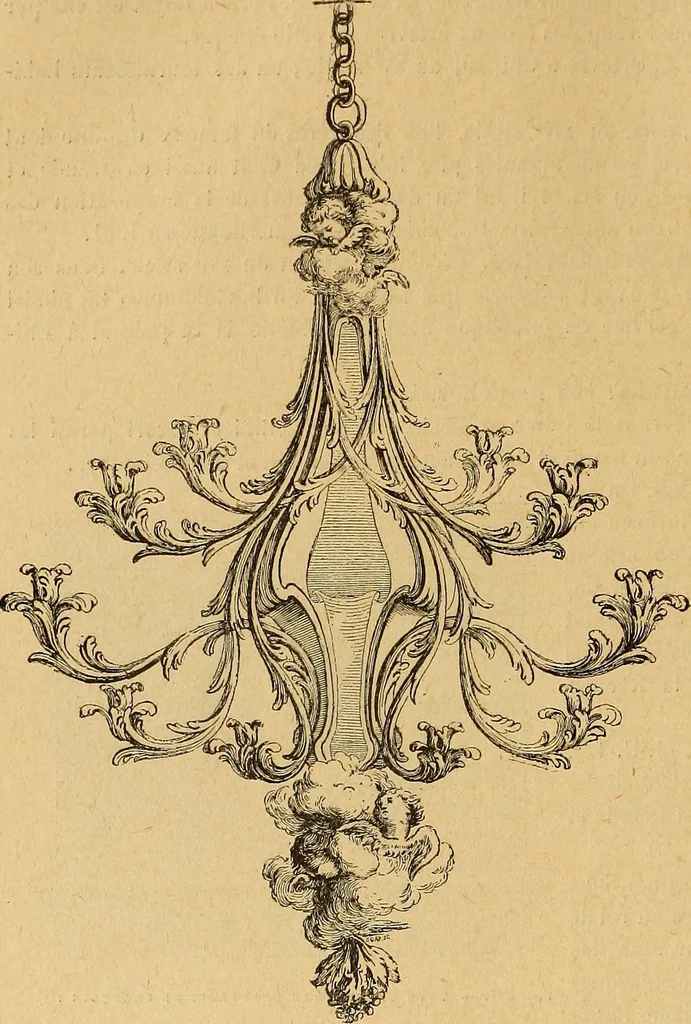 An illustration from Dictionnaire des arts décoratifs à l'usage des artisans, des artistes, des amateurs et des écoles, 1880, leaf 615