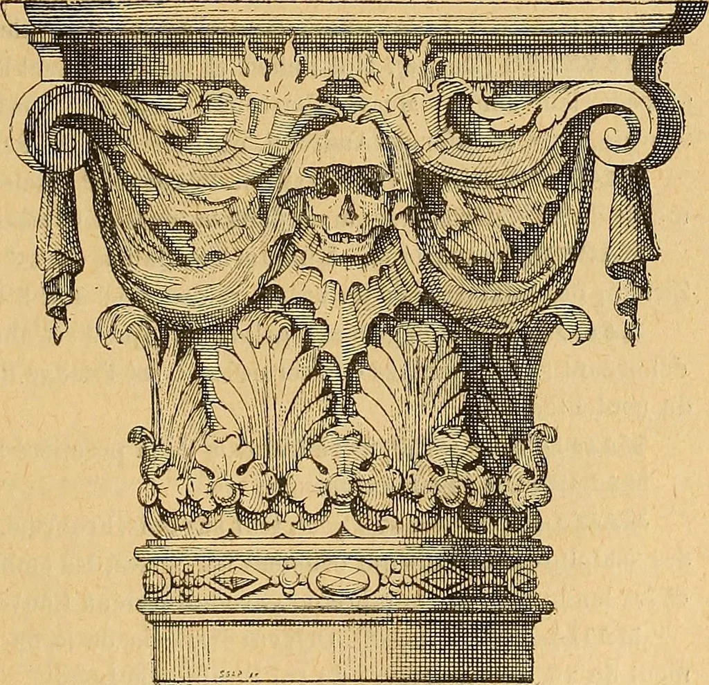 An illustration from Dictionnaire des arts décoratifs à l'usage des artisans, des artistes, des amateurs et des écoles, 1880, leaf 616