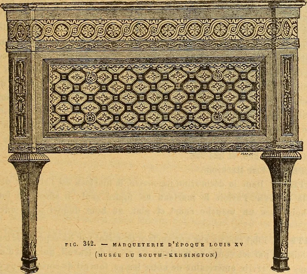 An illustration from Dictionnaire des arts décoratifs à l'usage des artisans, des artistes, des amateurs et des écoles, 1880, leaf 628
