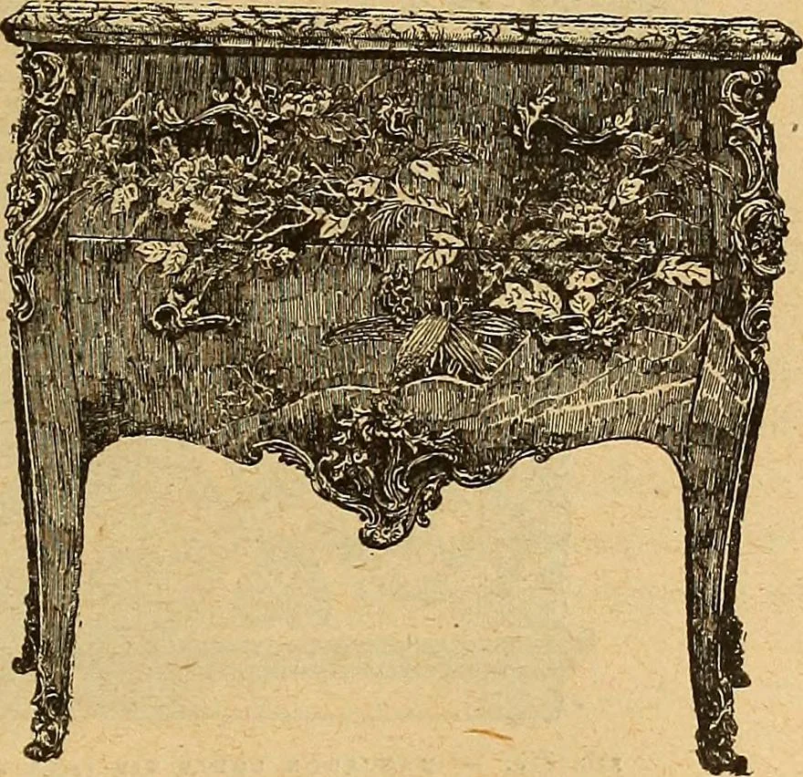 An illustration from Dictionnaire des arts décoratifs à l'usage des artisans, des artistes, des amateurs et des écoles, 1880, leaf 630