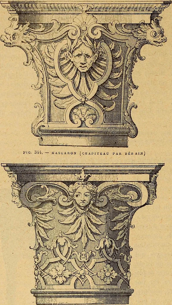 An illustration from Dictionnaire des arts décoratifs à l'usage des artisans, des artistes, des amateurs et des écoles, 1880, leaf 631