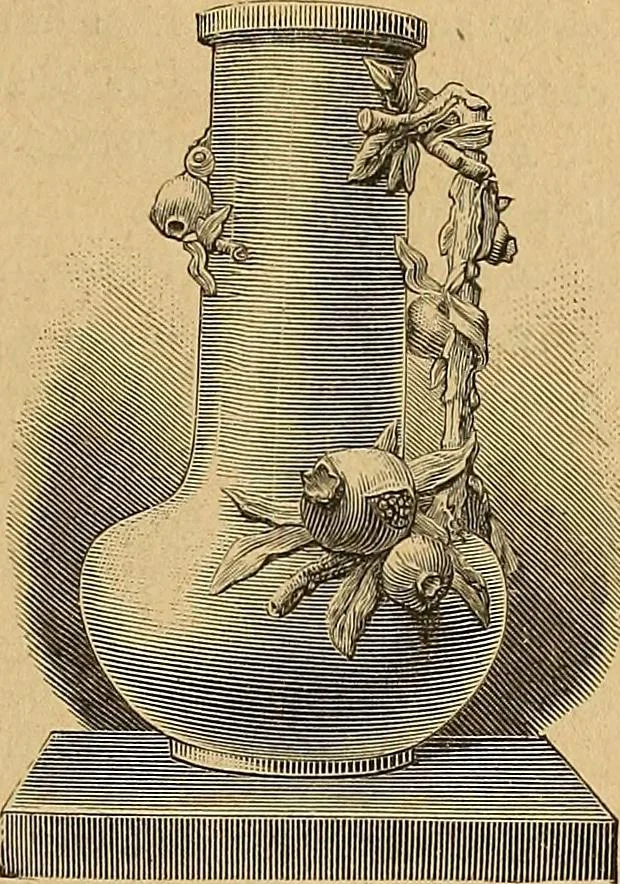 An illustration from Dictionnaire des arts décoratifs à l'usage des artisans, des artistes, des amateurs et des écoles, 1880, leaf 66