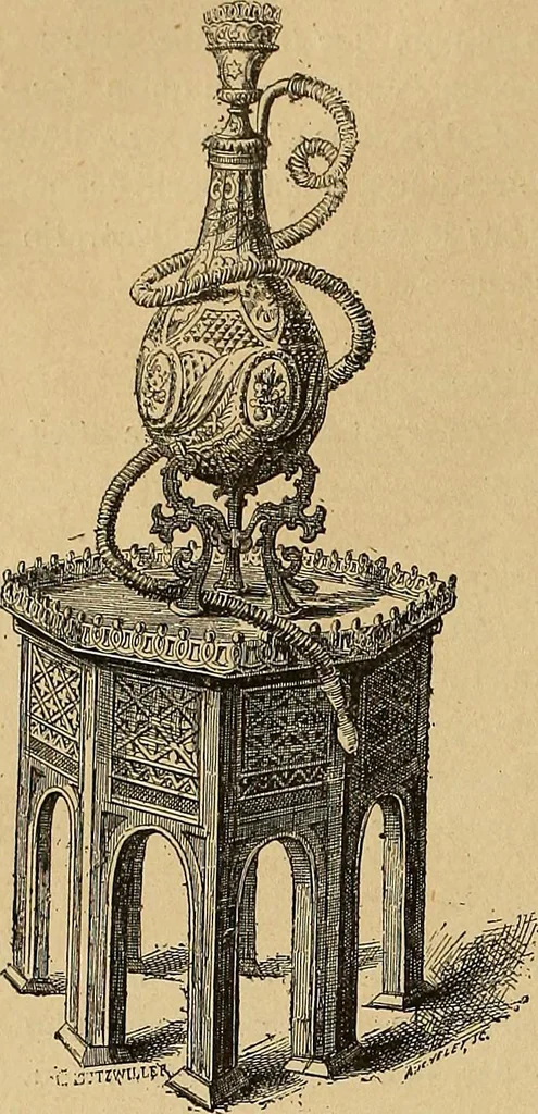 An illustration from Dictionnaire des arts décoratifs à l'usage des artisans, des artistes, des amateurs et des écoles, 1880, leaf 663