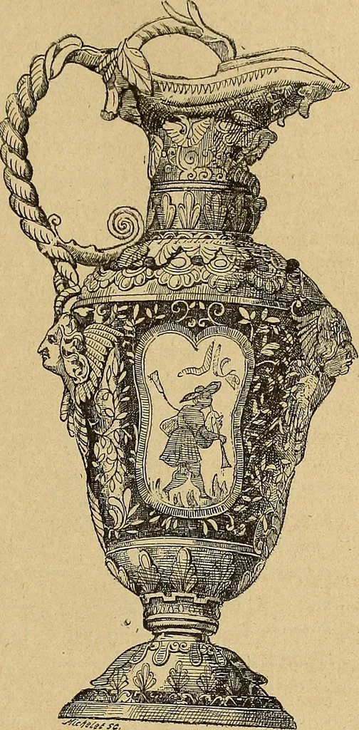 An illustration from Dictionnaire des arts décoratifs à l'usage des artisans, des artistes, des amateurs et des écoles, 1880, leaf 666