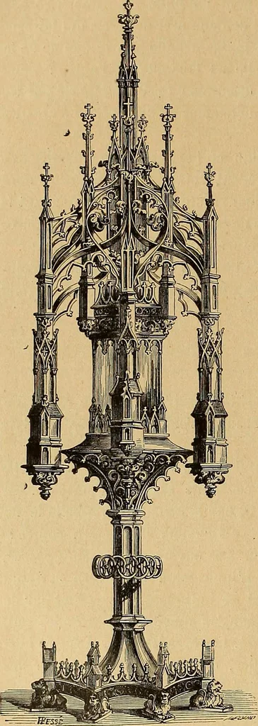 An illustration from Dictionnaire des arts décoratifs à l'usage des artisans, des artistes, des amateurs et des écoles, 1880, leaf 679