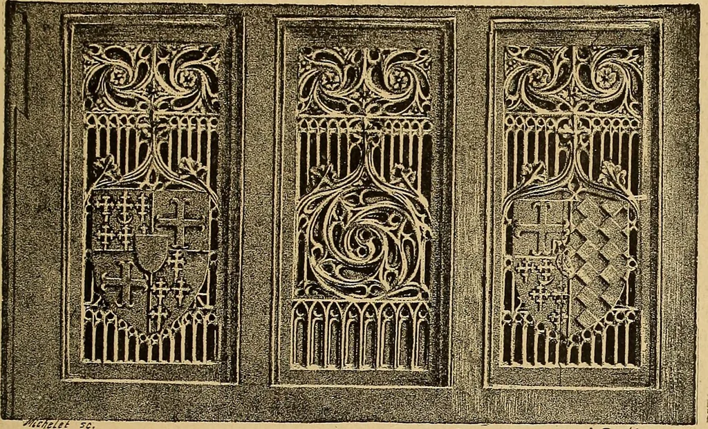 An illustration from Dictionnaire des arts décoratifs à l'usage des artisans, des artistes, des amateurs et des écoles, 1880, leaf 680