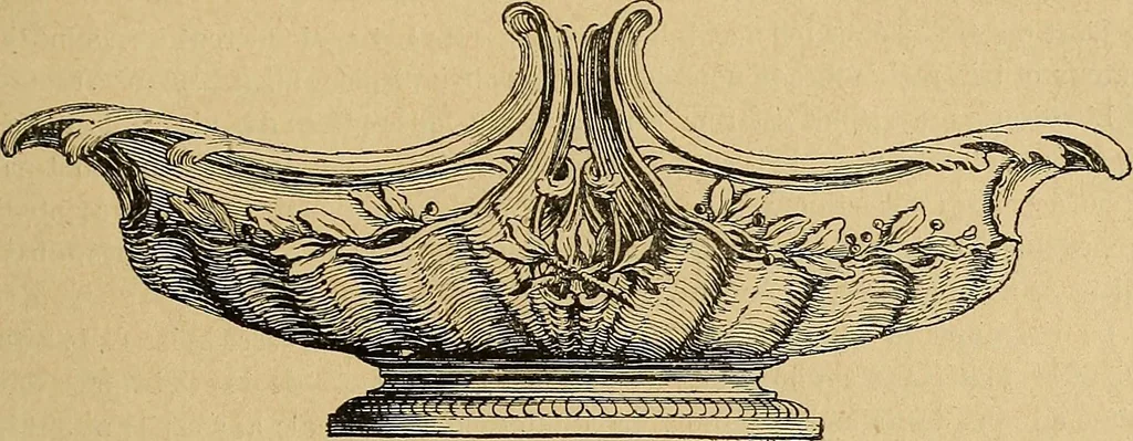 An illustration from Dictionnaire des arts décoratifs à l'usage des artisans, des artistes, des amateurs et des écoles, 1880, leaf 694