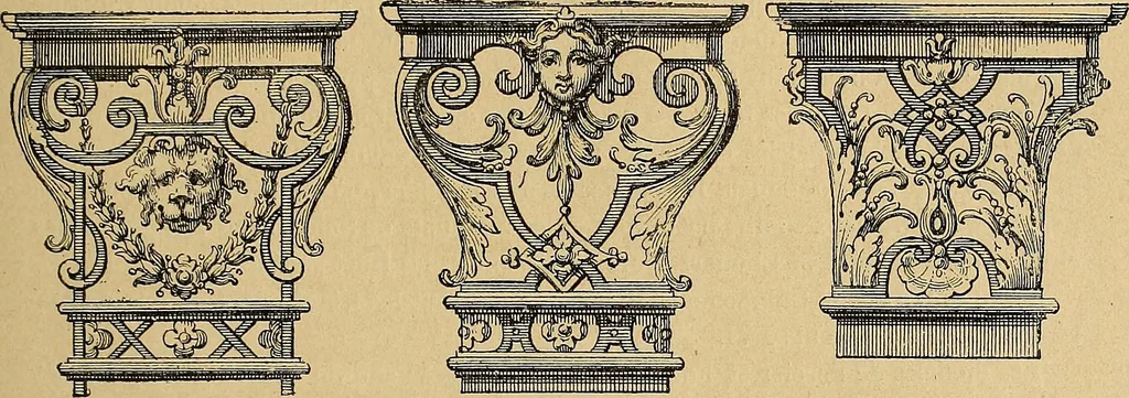 An illustration from Dictionnaire des arts décoratifs à l'usage des artisans, des artistes, des amateurs et des écoles, 1880, leaf 698