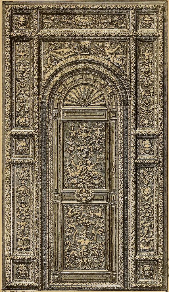 An illustration from Dictionnaire des arts décoratifs à l'usage des artisans, des artistes, des amateurs et des écoles, 1880, leaf 72