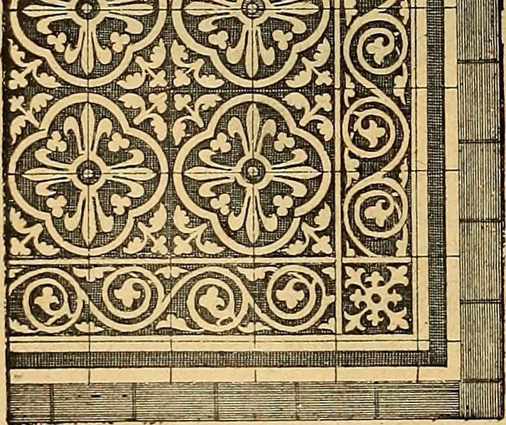 An illustration from Dictionnaire des arts décoratifs à l'usage des artisans, des artistes, des amateurs et des écoles, 1880, leaf 723
