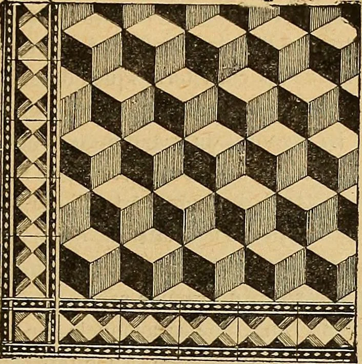 An illustration from Dictionnaire des arts décoratifs à l'usage des artisans, des artistes, des amateurs et des écoles, 1880, leaf 724