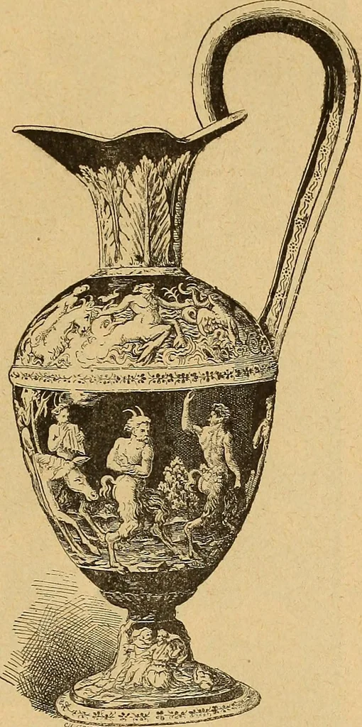 An illustration from Dictionnaire des arts décoratifs à l'usage des artisans, des artistes, des amateurs et des écoles, 1880, leaf 728