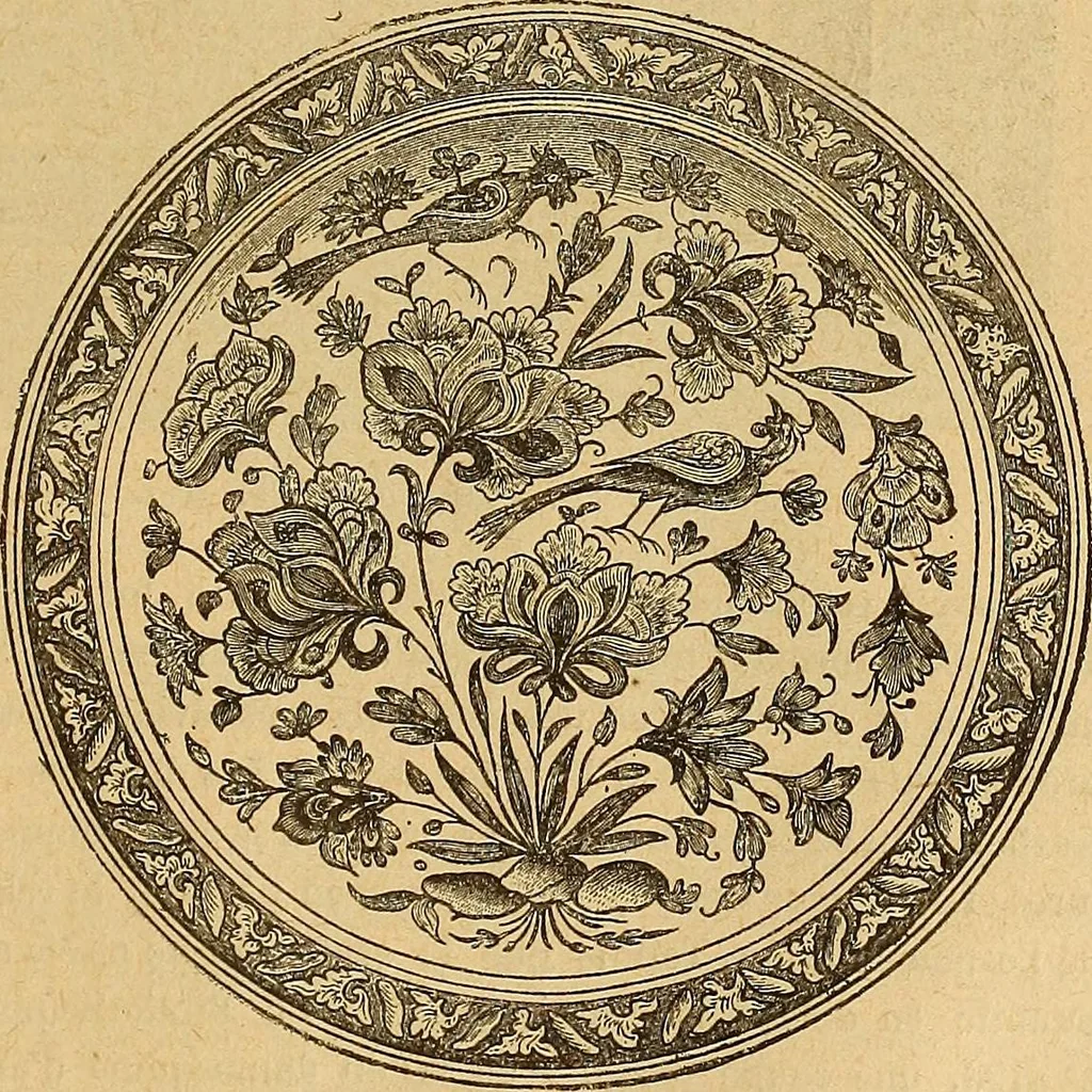 An illustration from Dictionnaire des arts décoratifs à l'usage des artisans, des artistes, des amateurs et des écoles, 1880, leaf 740