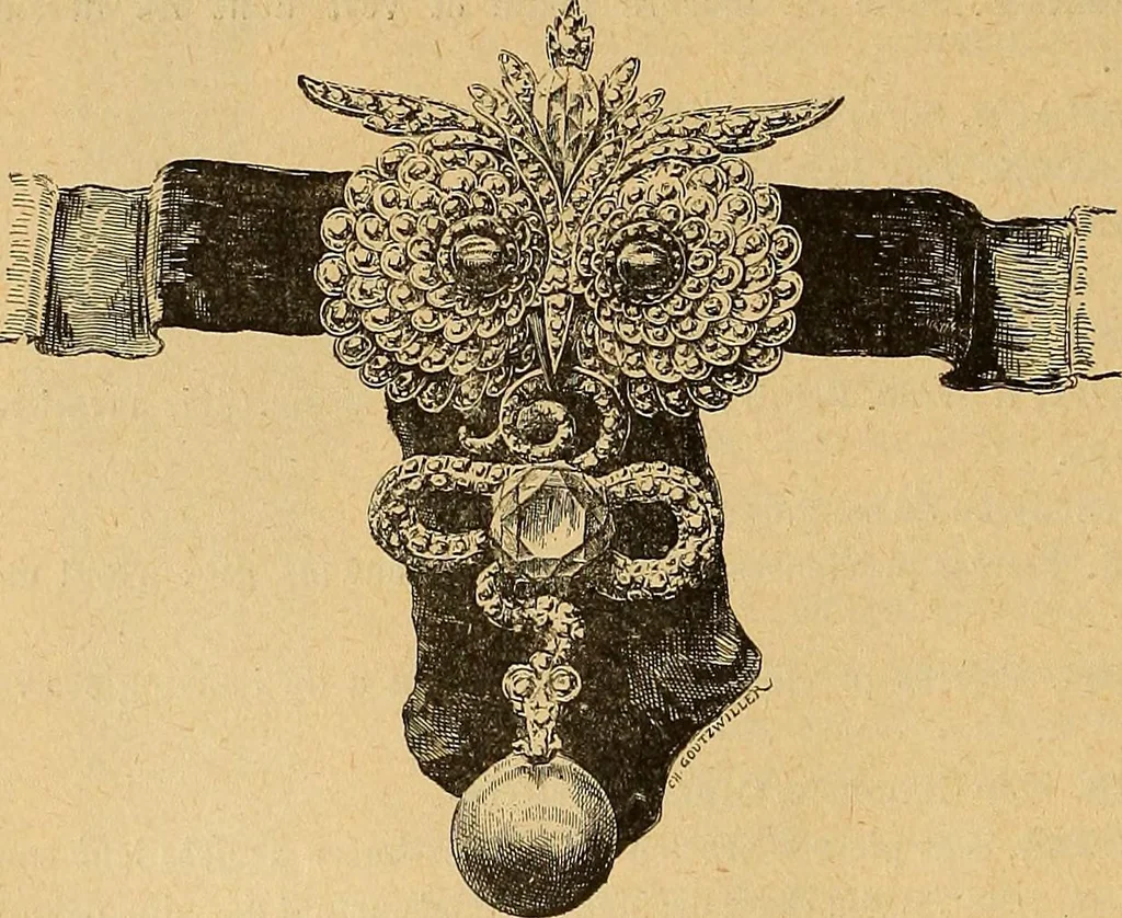 An illustration from Dictionnaire des arts décoratifs à l'usage des artisans, des artistes, des amateurs et des écoles, 1880, leaf 753