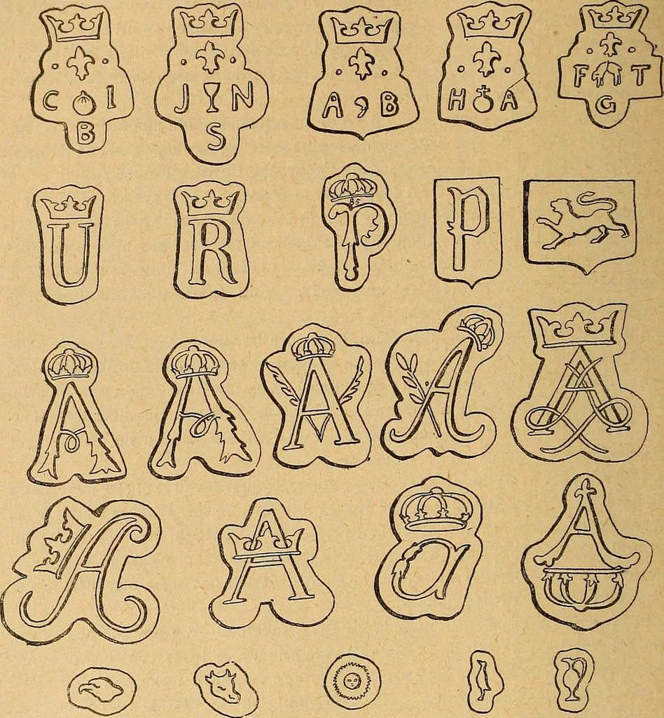 An illustration from Dictionnaire des arts décoratifs à l'usage des artisans, des artistes, des amateurs et des écoles, 1880, leaf 767
