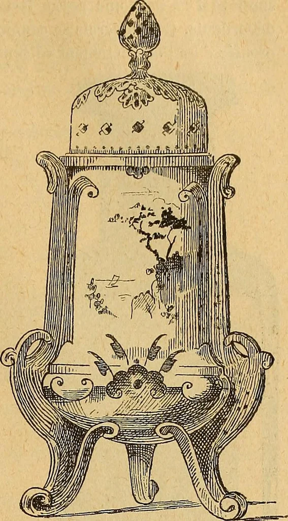 An illustration from Dictionnaire des arts décoratifs à l'usage des artisans, des artistes, des amateurs et des écoles, 1880, leaf 784