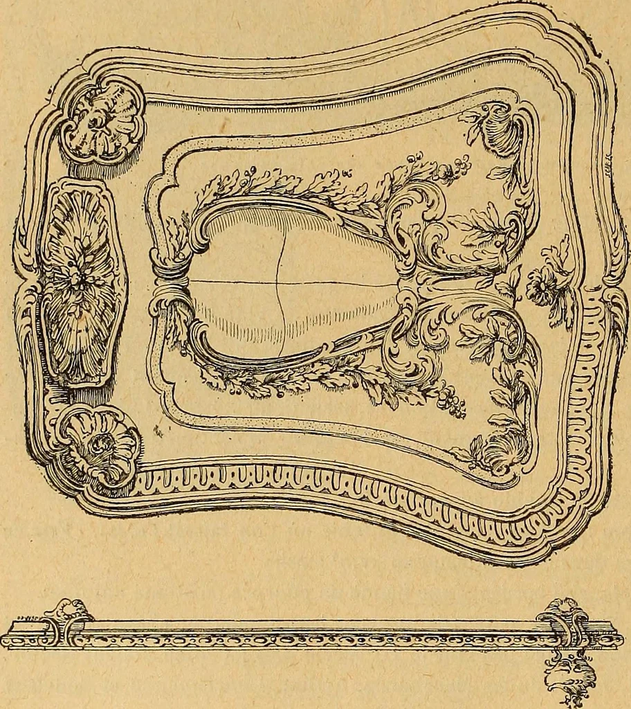 An illustration from Dictionnaire des arts décoratifs à l'usage des artisans, des artistes, des amateurs et des écoles, 1880, leaf 787
