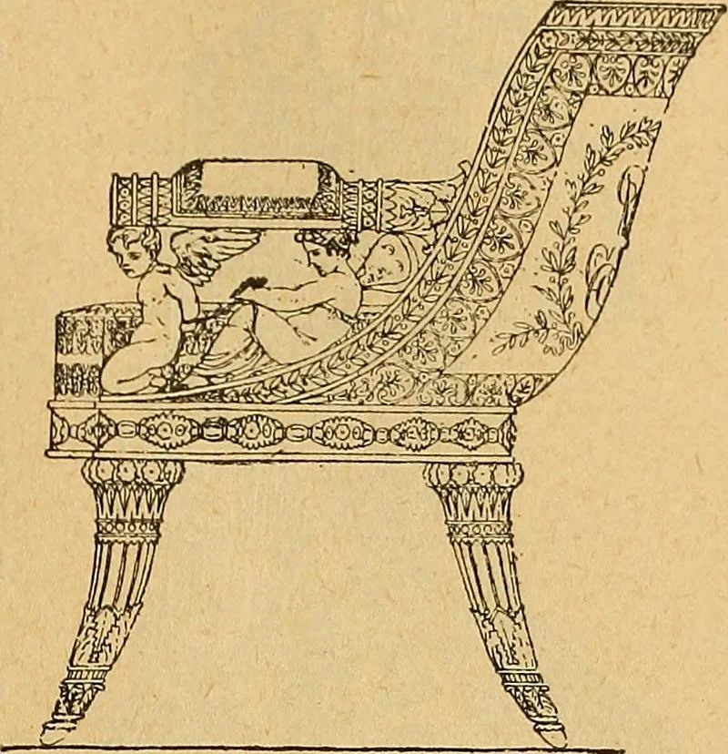 An illustration from Dictionnaire des arts décoratifs à l'usage des artisans, des artistes, des amateurs et des écoles, 1880, leaf 788