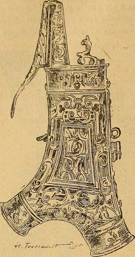 An illustration from Dictionnaire des arts décoratifs à l'usage des artisans, des artistes, des amateurs et des écoles, 1880, leaf 789