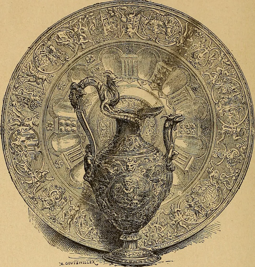An illustration from Dictionnaire des arts décoratifs à l'usage des artisans, des artistes, des amateurs et des écoles, 1880, leaf 79
