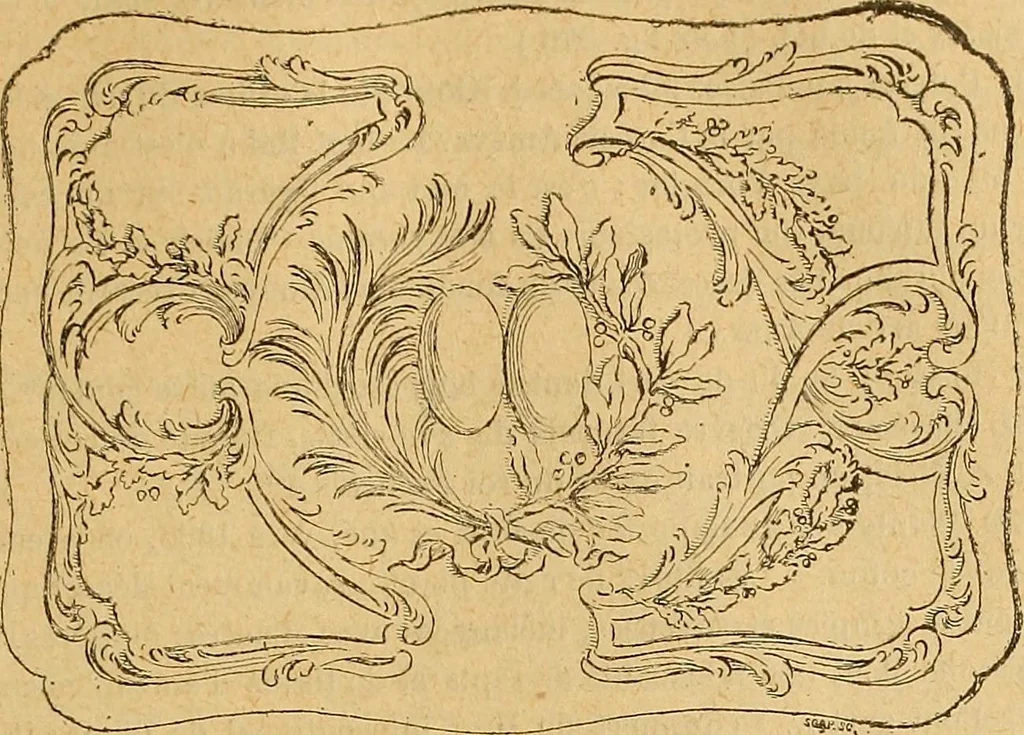 An illustration from Dictionnaire des arts décoratifs à l'usage des artisans, des artistes, des amateurs et des écoles, 1880, leaf 794