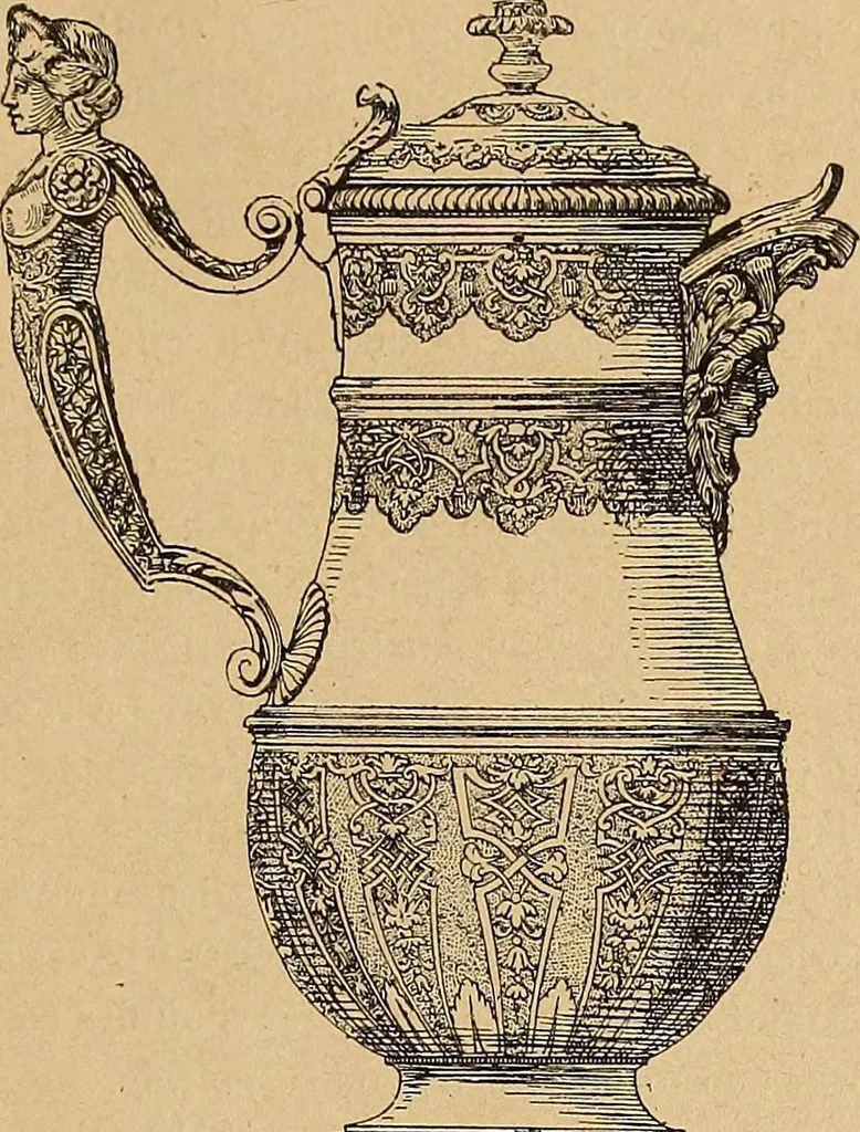 An illustration from Dictionnaire des arts décoratifs à l'usage des artisans, des artistes, des amateurs et des écoles, 1880, leaf 80