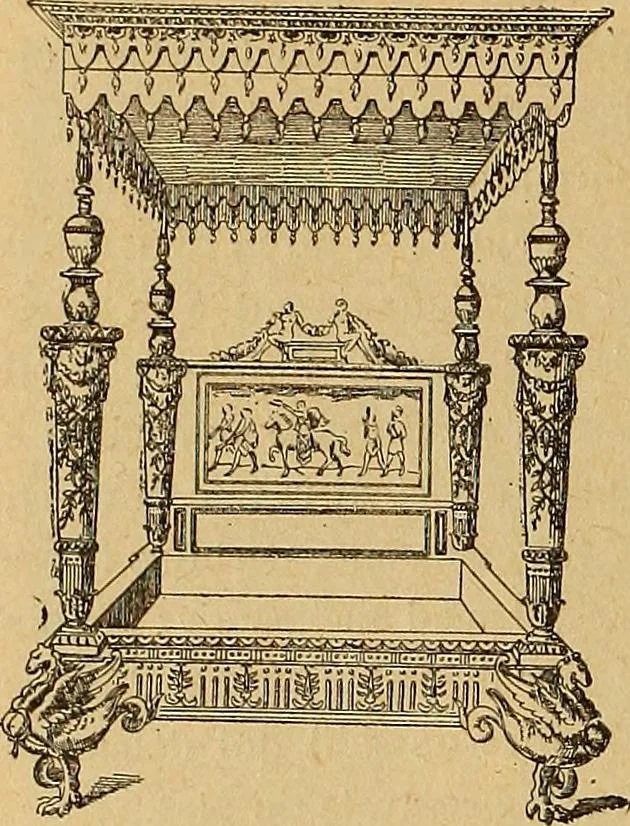 An illustration from Dictionnaire des arts décoratifs à l'usage des artisans, des artistes, des amateurs et des écoles, 1880, leaf 809