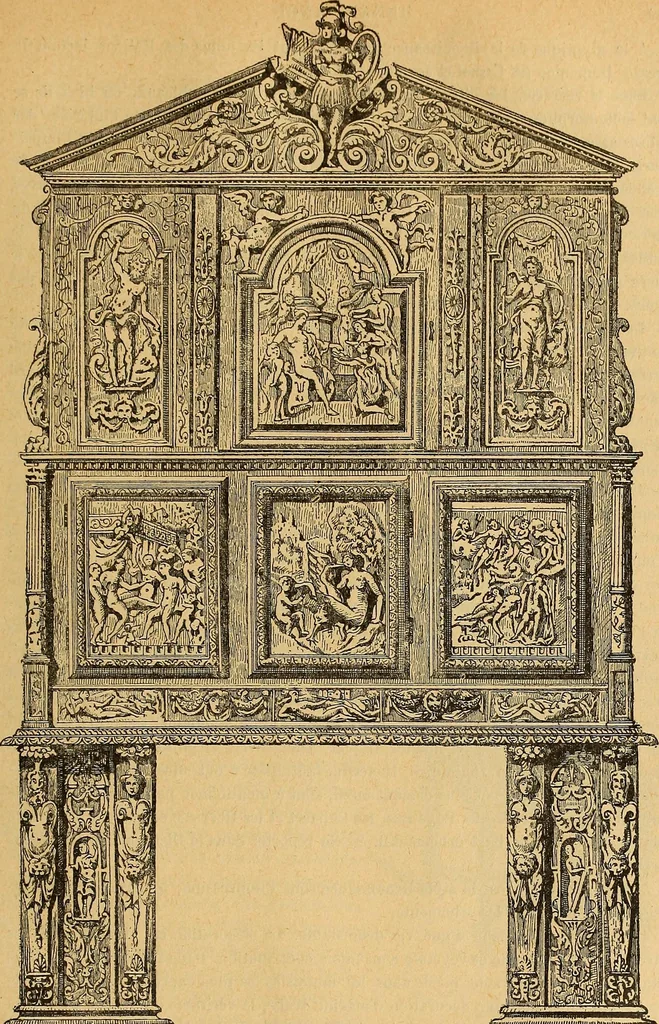 An illustration from Dictionnaire des arts décoratifs à l'usage des artisans, des artistes, des amateurs et des écoles, 1880, leaf 812