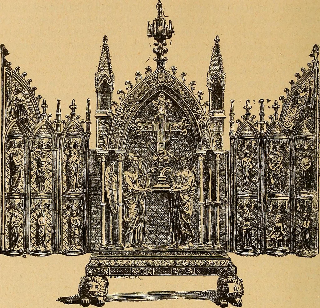 An illustration from Dictionnaire des arts décoratifs à l'usage des artisans, des artistes, des amateurs et des écoles, 1880, leaf 817