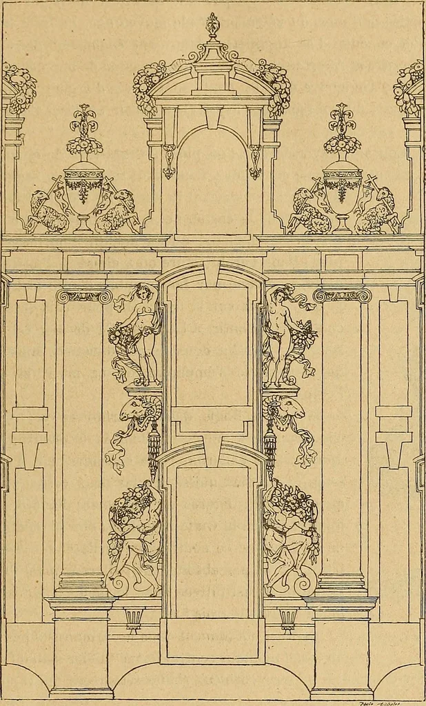An illustration from Dictionnaire des arts décoratifs à l'usage des artisans, des artistes, des amateurs et des écoles, 1880, leaf 82