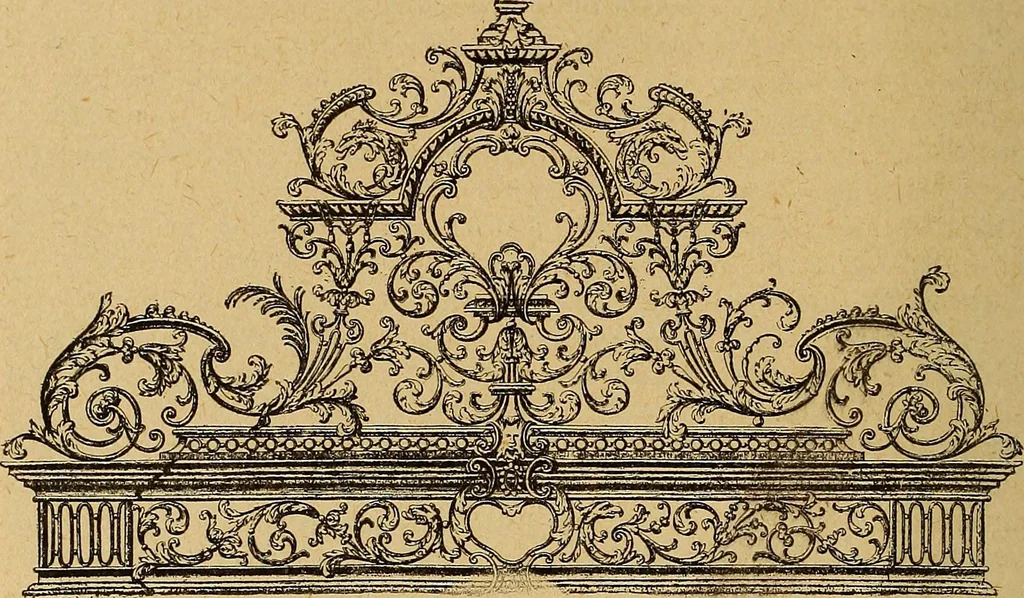 An illustration from Dictionnaire des arts décoratifs à l'usage des artisans, des artistes, des amateurs et des écoles, 1880, leaf 829