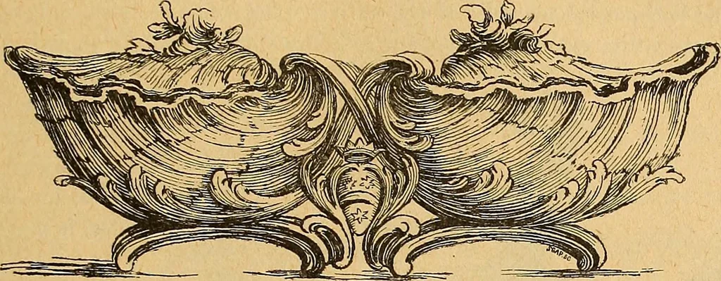 An illustration from Dictionnaire des arts décoratifs à l'usage des artisans, des artistes, des amateurs et des écoles, 1880, leaf 852